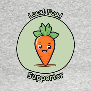 Local Food Supporter - Carrot T-Shirt